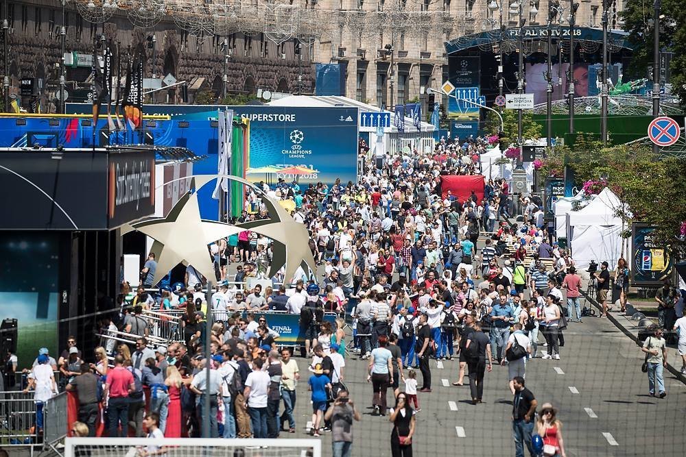 В Киев приезжает все больше иностранных туристов