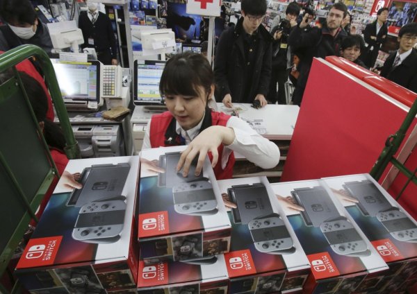 Рост продаж Switch увеличил выручку Nintendo