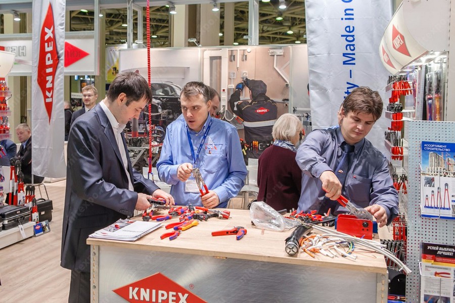 Немецкий инструмент Knipex на выставке «MITEX» в Москве