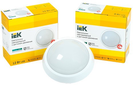 Светодиодные светильники ДПО 5000 IEK® — теперь с датчиком движения