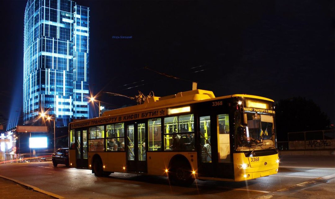 В Киеве в ночь на 14 января изменится движение ночного троллейбуса — КГГА