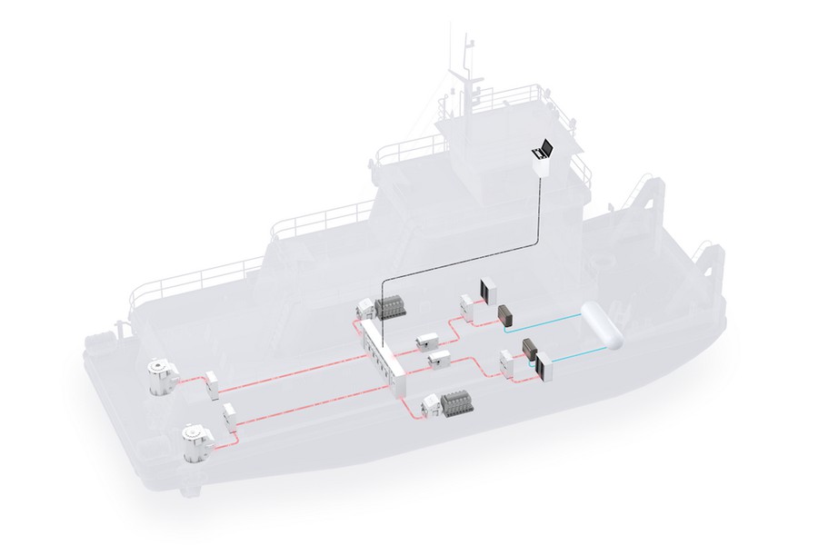 Компания АBB поставит силовую установку и систему движения на водородном топливе для нового речного судна