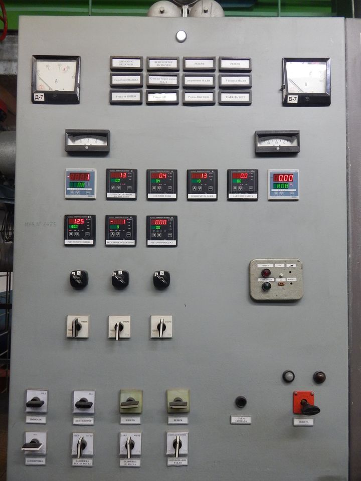 Щит управления водогрейным котлом КВ-ГМ модернизирован на базе оборудования ОВЕН